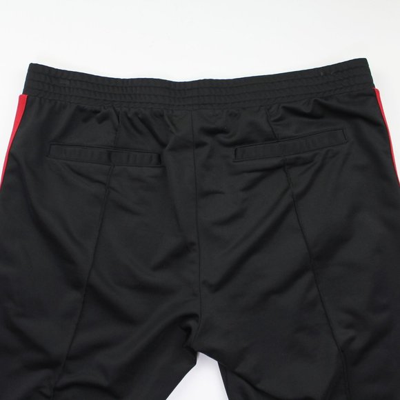 Forever 21 Black Drawstring Red Stripe Jogger Athletic Mens Sweatpants sz XL - Picture 3 of 4